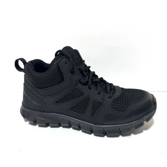 Reebok Mens Sublite Cushion Tactical Sneaker Black Size 6M